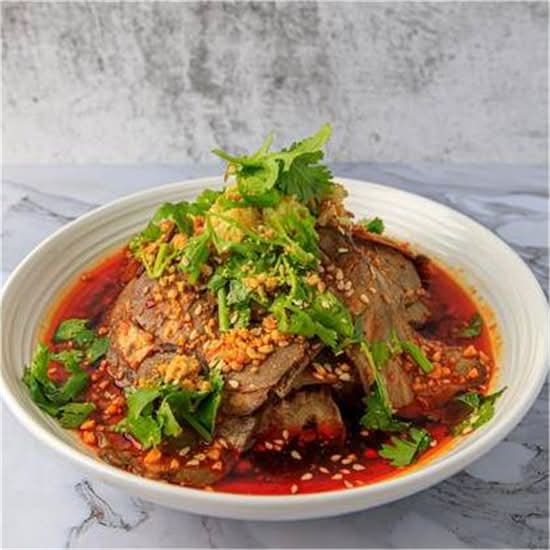 夫妻肺片 Sliced Beef Shank, Pork Tongue & Beef Osasum w/ House Chili Oil